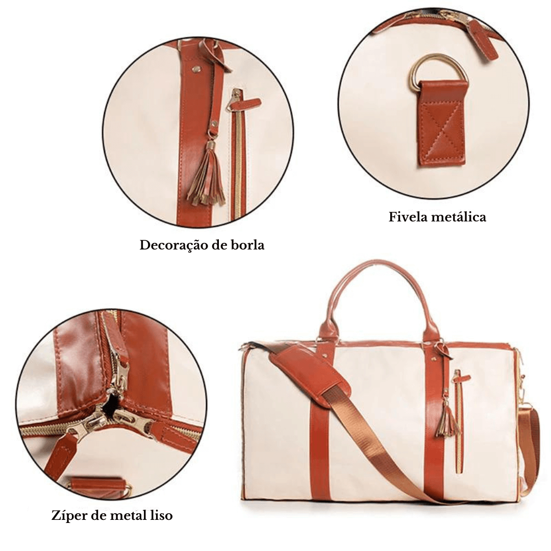 Bolsa Grande para Viagem - ExploraMax + Um kit de Organizadoras de brinde