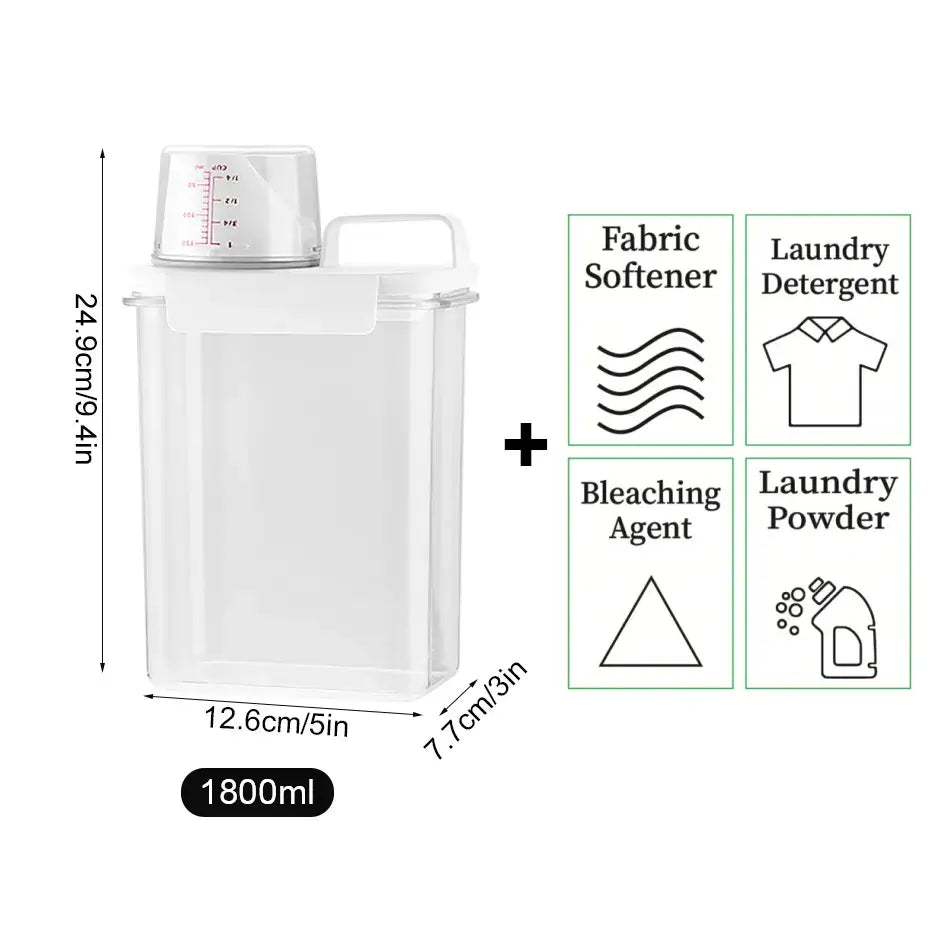 Kit de Recipientes para Produtos de Limpeza