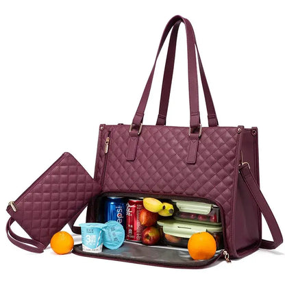 BOLSA COM COMPARTIMENTO PARA ALIMENTOS - FreshCarry + UMA CARTEIRA DE BRINDE!